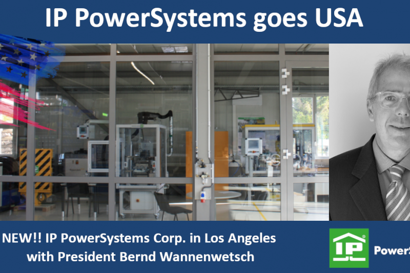 IP PowerSystems founds a Corporation in Los Angeles, USA