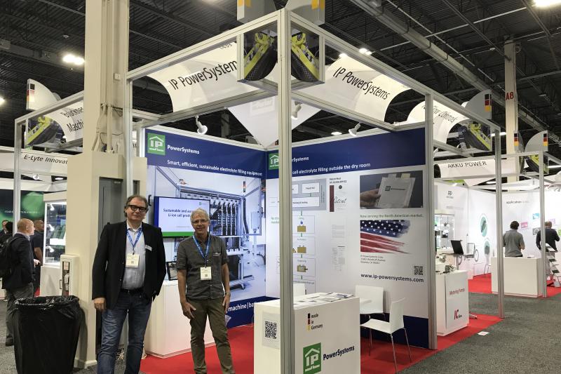 IP PowerSystems exhibited at The Battery Show Novi in September 2022