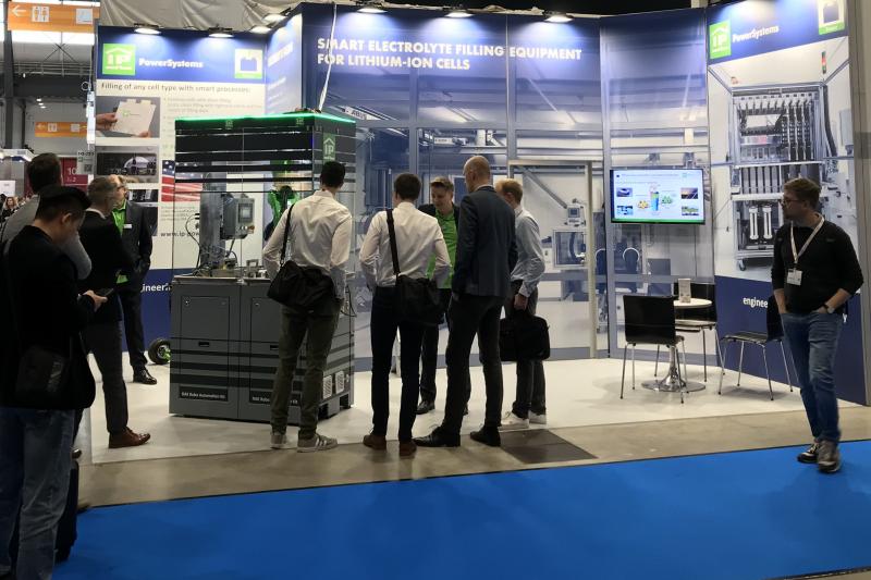  IP PowerSystems with innovative filling technologies at The Battery Show Europe